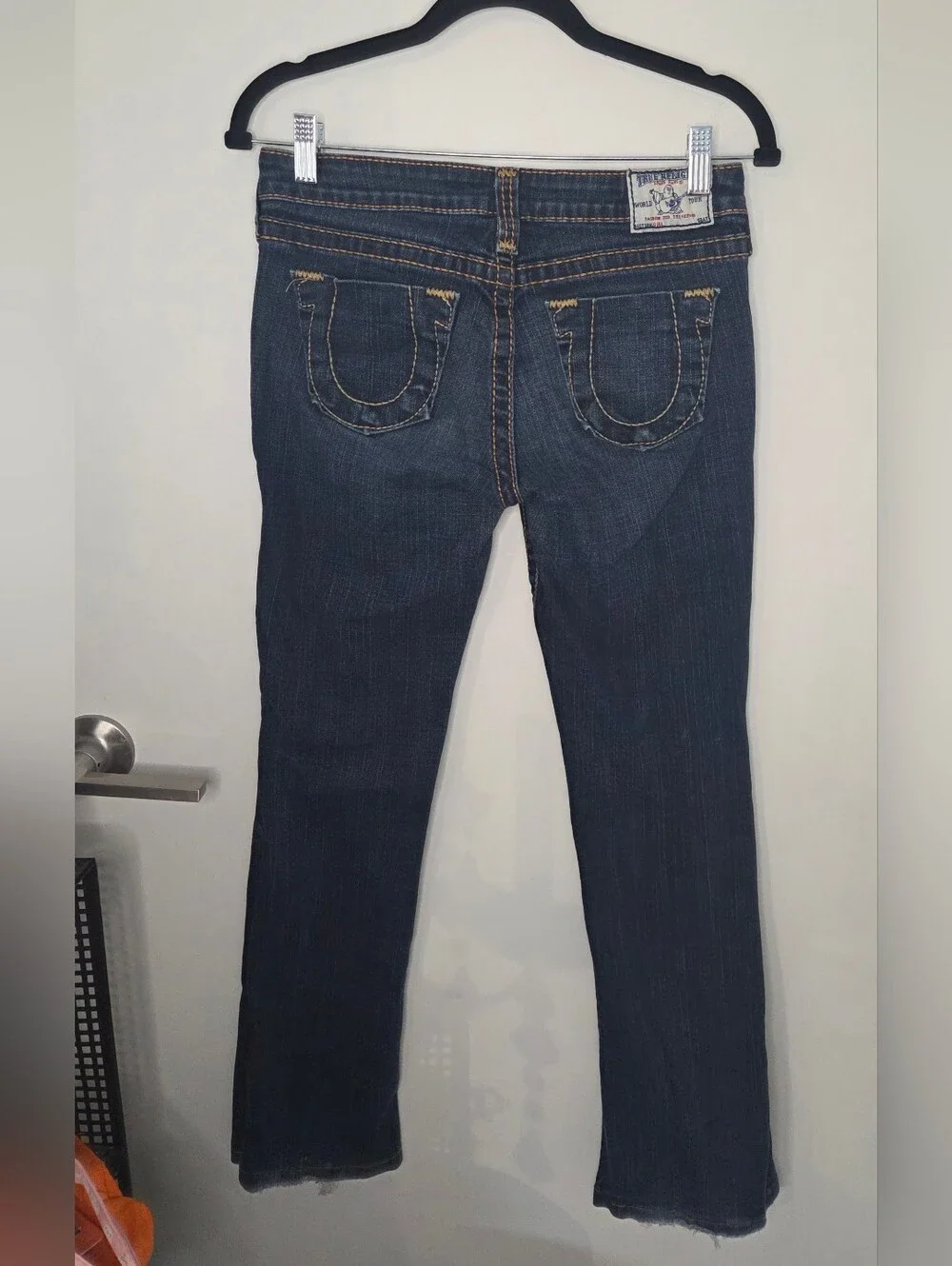 True Religion Size 28 Gina World Tour Dark Wash 90s Fit Straight Leg Jeans